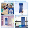 Qivine Children's Calendar, Daily Schedule, Visual Timetable with 70 English