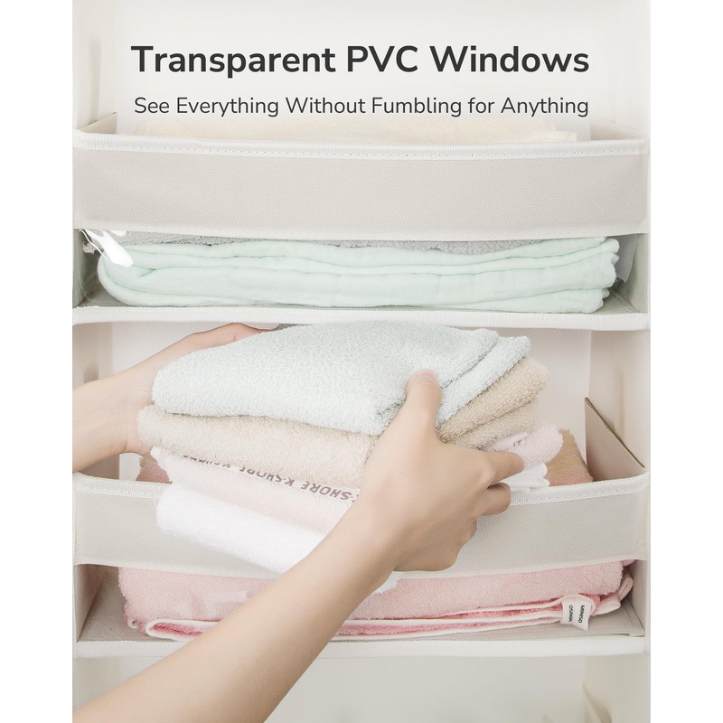 ULG 2 Pack Over The Door Organizer with 6 Large