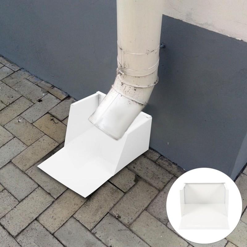 DOITOOL Splash Blocks for Gutters Downspouts, 6.9 inch Rain Gutter