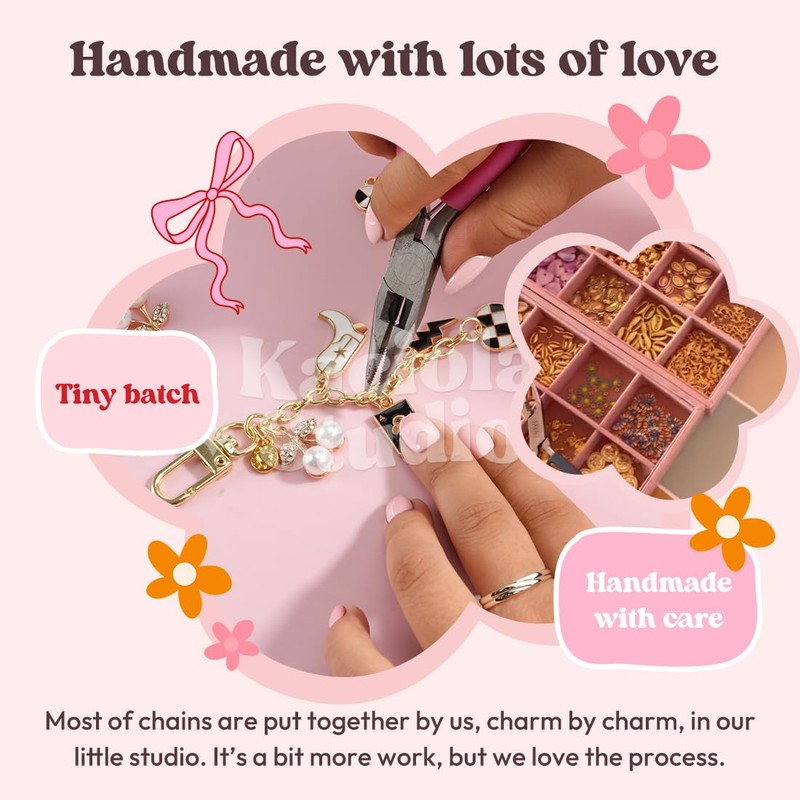 Kaciola Charm Chains for Kindle, Strawberry Pendant Cute E-reader Phone