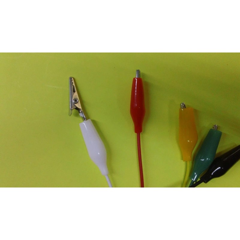 5pcs - 18" DOUBLE end Crocodile Clips Cable Alligator Clips