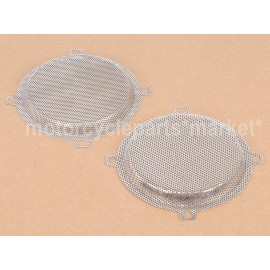 Unbranded Front Mesh Speaker Grill Cover For Harley Electra Street Tri Glide FLHX FLHTCUTG