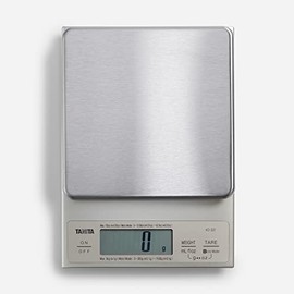 Tanita KD-321 - Báscula Digital de Cocina (3 kg), Color Plateado