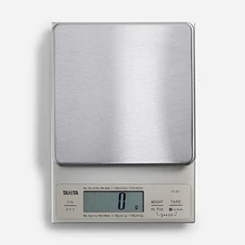 Tanita KD-321 - Báscula Digital de Cocina (3 kg), Color Plateado