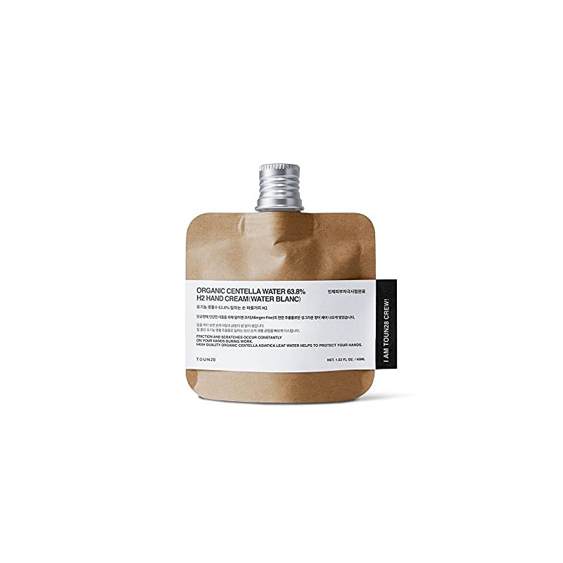 TOUN28 H2 Hand Cream For Working Hands, Water Bran
