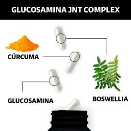 Glucosamina Joint Complex-condroitina, Msm, Cúrcuma, Boswellia, Magnesio Complex - Curcuminoides Estandarizados - Curcumina - Curcuma Cápsulas - Vitam