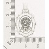 AFP AS-709 Jesus Christ Pendant 925 Sterling Silver, Sterling Silver