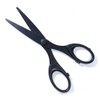Hawk 6.5 Inches Long Black Non-stick Scissors : (Pack of
