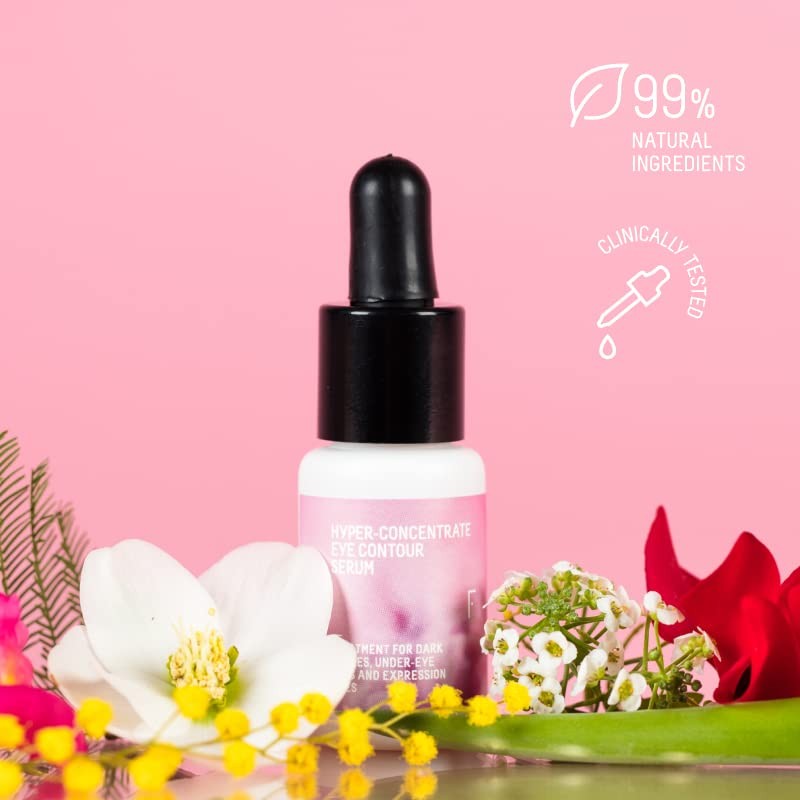 Freshly Cosmetics Hyper-Concentrate Eye Serum Vegan Hyaluronic Acid Reduces Dark