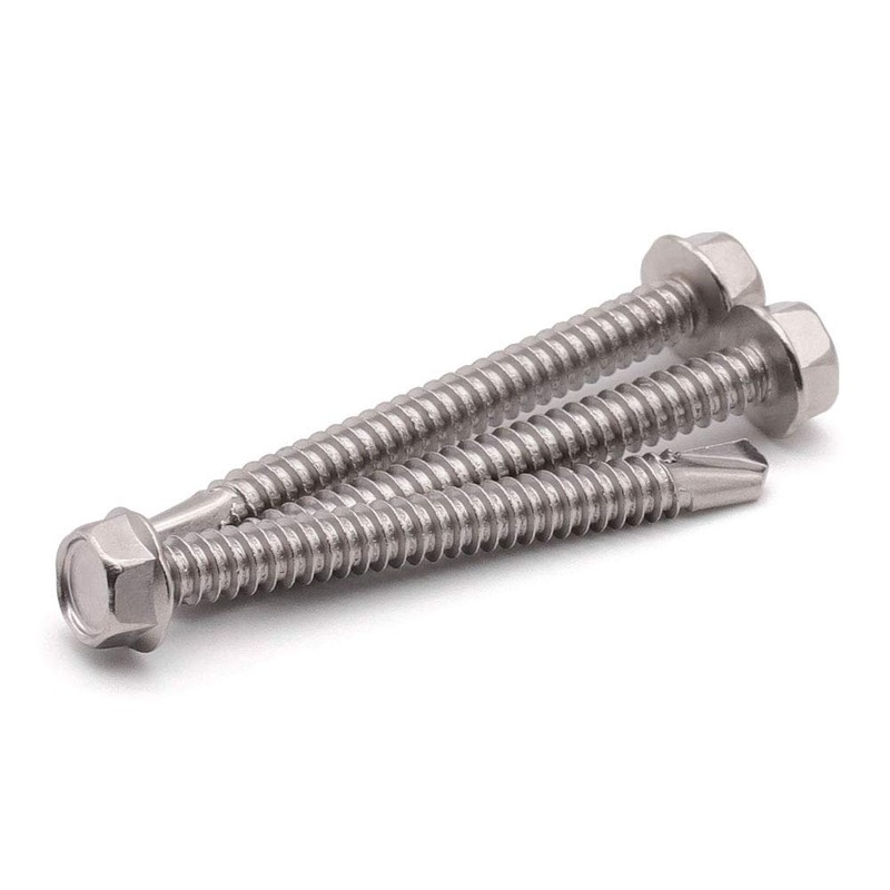 #14 x 3 (25 Pack) Hex Washer Head Self Drilling