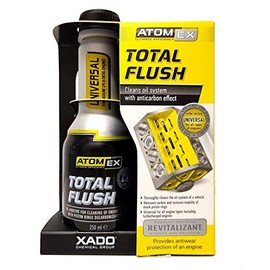 XADO Total Flush Motor Oil Cleaner - Removes Carbon Build-up & Sludge - Bottle, 250ml