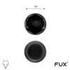 FUX Pack of 10 Hexagonal Screw Covers, Cover Caps for