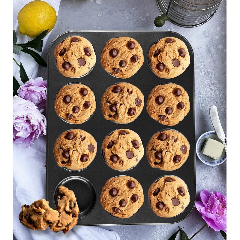 Muffin Top Pan 2 Pack Baking Pans Whoopie Pie Pan,