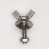 M6-1.0x25mm Wing Bolt with Washers Hex Nuts Wing Screw Stainless