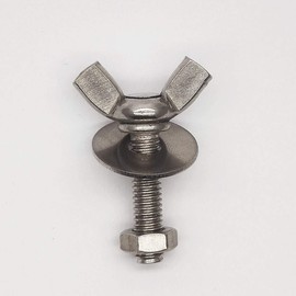M6-1.0x25mm Wing Bolt with Washers Hex Nuts Wing Screw Stainless Steel Butterfly Bolt Screw Thumb Hand Screws 5Sets