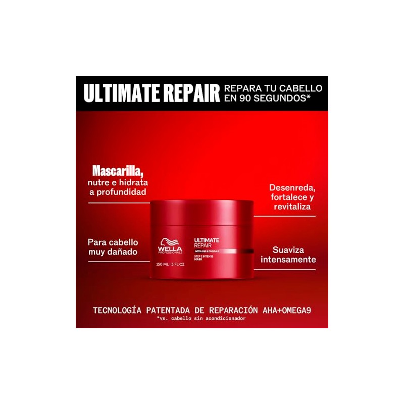 Wella Professinals Ultimate Repair Mascarilla Reparadora Daño 150ml