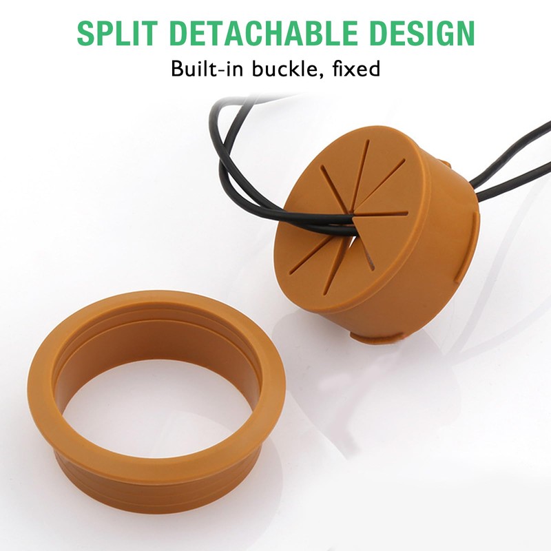 EASYEAH 10 Pcs Desk Grommet 2" / 50 mm, Desk
