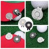 Ai-OUMLEEF 3pcs Golf Cap Clip Golf Marker Fashion Golf Cap