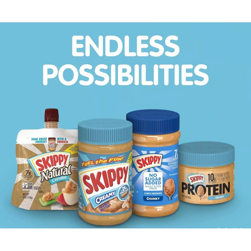 Skippy Natural Peanut Butter, Creamy, 26.5 oz