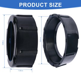 GDW A0578900 Single PVC Union Nut Fits R0452100 PLC1400 - PLC700