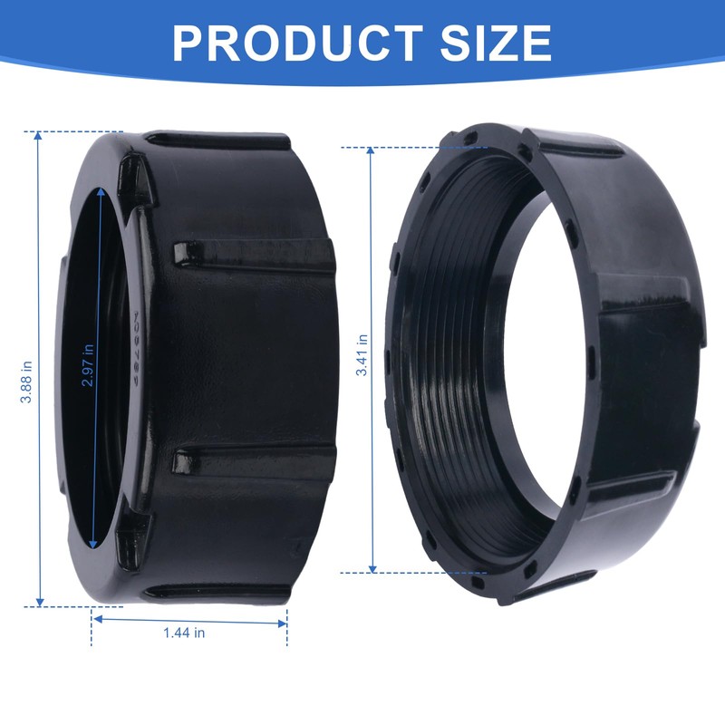 GDW A0578900 Single PVC Union Nut Fits R0452100 PLC1400 -