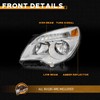 WEELMOTO Compatible with 2010-2015 Equinox Headlight Assembly LS/LT Headlamp Replacement
