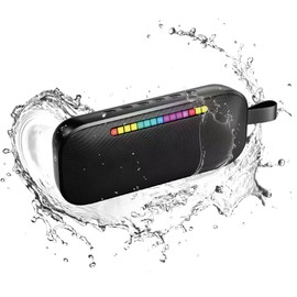 LFS Portable Bluetooth Speaker,IPX7 Waterproof Speakers Bluetooth Wireless,20W Portable Speaker with 24Hours Playtime, for Travel,Home,Pool,Outdoor Portable Bluetooth Speakers(Black)