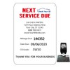 Oil Change Thermal Label Printer Check Your Oil Thermal Stickers