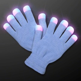FlashingBlinkyLights Small Let-It-Glow LED Light Up Gloves for Kids