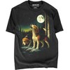 Beagle Dog Mom & Dad Tshirt - Elegant Nature Moonlit