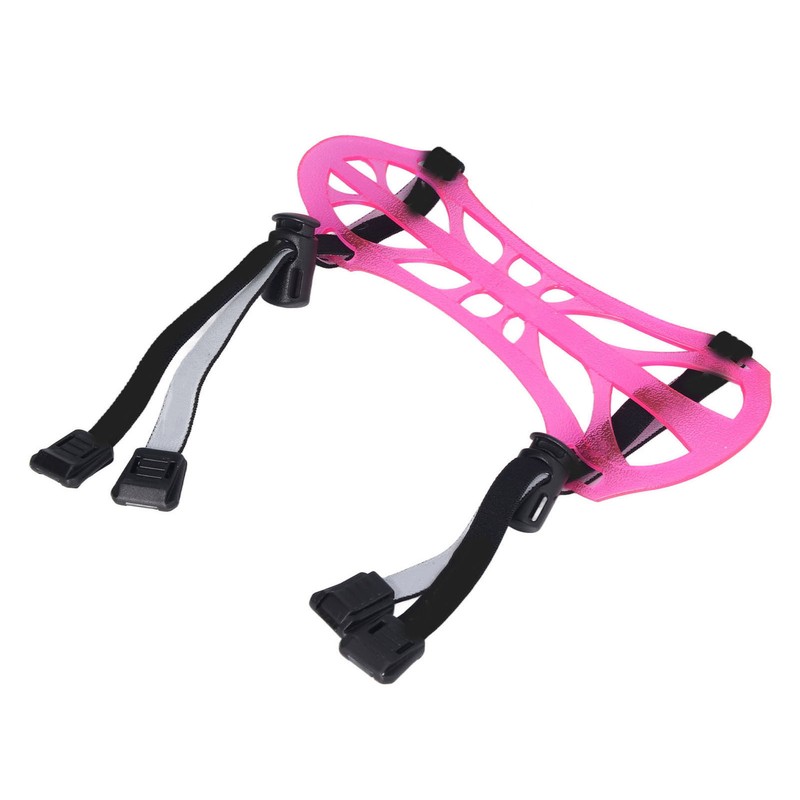 Archery Arm Guard TPE Adjustable Protective 2 Strap Forearm Protector