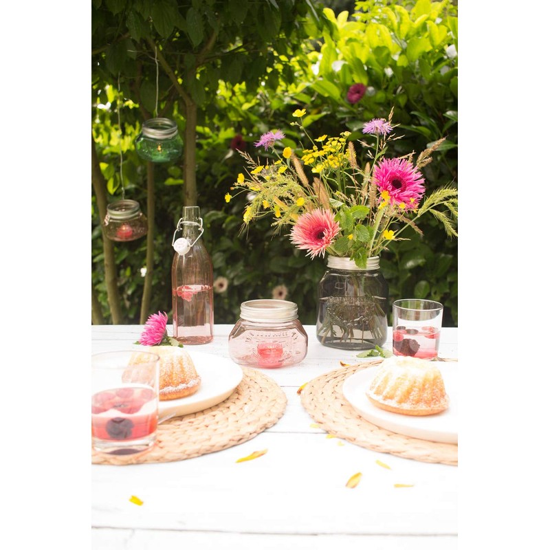 Leifheit Preserving Glass Jar, Smokey Grey, 0.5 Litre