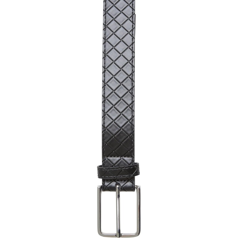 Urban Classics Men's Belt, black / silver