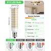GOHDLAMP 4000K Natural White E12 LED Bulbs - 100W Equivalent