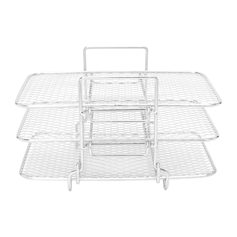 Fryer Racks Stainless Steel 3 Stackable Racks for Ninjia DZ201