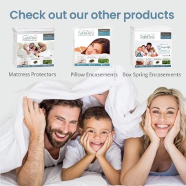 Saferest Full Size Mattress Encasement Zippered 100 Waterproof Protection