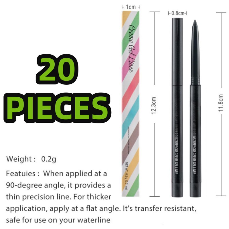 eye liner pencils retractable eyeliner creamy pigmented Multi-Use Longwear eyeliner