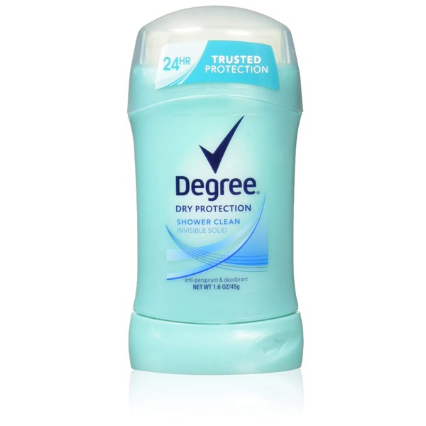 Degree Shower Clean Dry Protection Antiperspirant Deodorant Stick, 1.6 oz (Pack of 3)