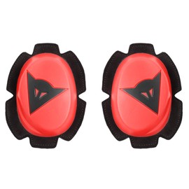 Dainese Motorcycle Knee Slider, Fluo-Red/Black, Size N