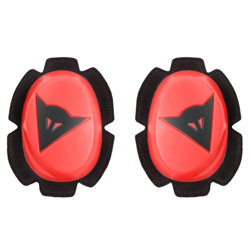 Dainese Motorcycle Knee Slider, Fluo-Red/Black, Size N