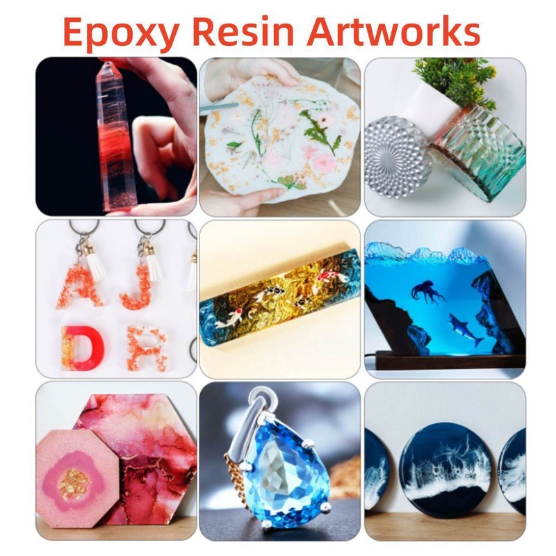 FUNEPOXY Crystal Clear Epoxy Resin - 2 Gallons Kit -