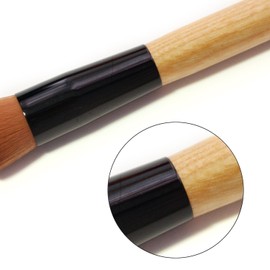 ArRord Pro 15 Colors Face Contour Cream Makeup Concealer Palette + Wooden Multifunction Oblique Head Brush Set Kit