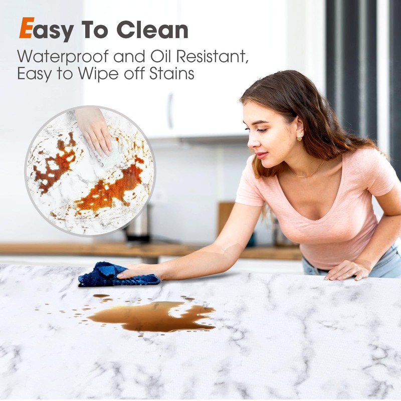 Beautysaid Shelf and Drawer Liner for Kitchen Cabinet, Non Adhesive