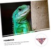 Levemolo Bearded Dragon Lizard Hammock Small Pet Cage Hammock Swing