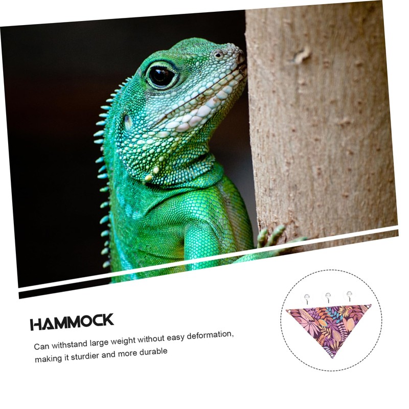 Levemolo Bearded Dragon Lizard Hammock Small Pet Cage Hammock Swing