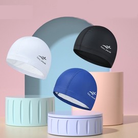 Waterproof PU Unisex Swimming Cap No.3 15ea