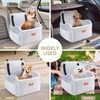 KEELUXE Dog Car Seat for Small Dogs, Dog Booster Seat