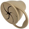 BraveJustice KidsCo. Recipiente plegable de silicona para aperitivos, tapa para