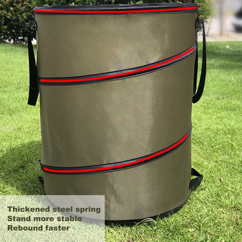 113L Collapsible Trash Can 30 Gallon Recycling Large Leaf Garbage