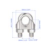M METERXITY Wire Rope Clamp 16mm Wire Cable Clip Fastener